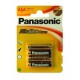 PILAS PANASONIC ALCALINAS AAA LR03 4 UDS