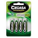 PILAS CEGASA RECARGABLES HR06 AA 2100 MAH 4UDS