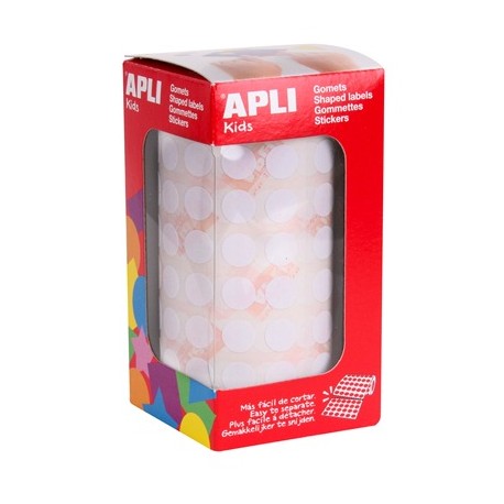 GOMETS APLI CIRCULOS 10,5MM BLANCO 11903