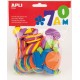 GOMA EVA B/120 NUMEROS COLORES