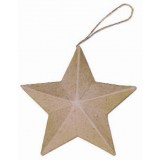 (L) ESTRELLA PAPEL MACHÉ PARA COLGAR 10 CM.