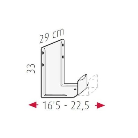 SOPORTE METALICO LATERAL REGULABLE PARA CPU 