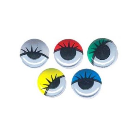 OJOS MOVILES RED ADHES 10 MM 100 UDS COLORES