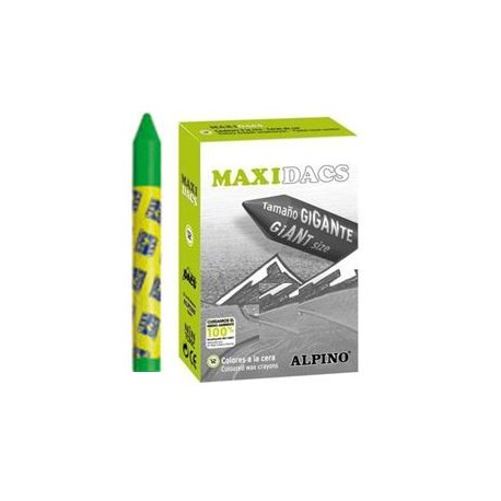 CERAS MAXIDACS UNICOLOR C/12 UDS VERDE CLARO