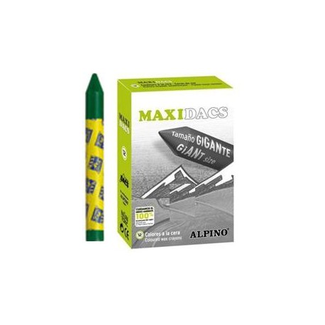 CERAS MAXIDACS UNICOLOR C/12 UDS VERDE OSCURO