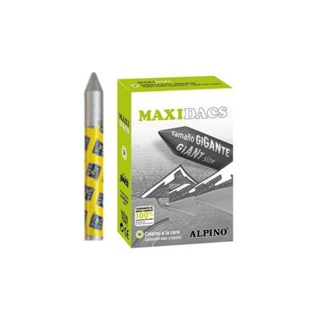 CERAS MAXIDACS UNICOLOR C/12 UDS PLATA