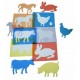 PLANTILLAS TRANS DOBLES 6 UDS ANIMALES GRANJA