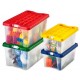 CAJA MULTIUSO FAIBO 28X18X12 T/AZUL