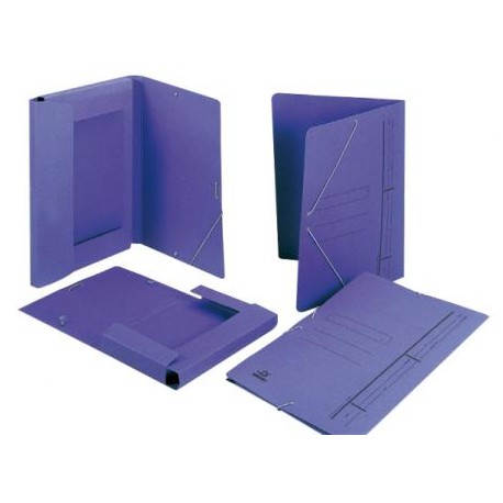 CARPETA AZUL FOLIO BOLSA