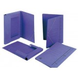 CARPETA AZUL FOLIO SOLAPAS